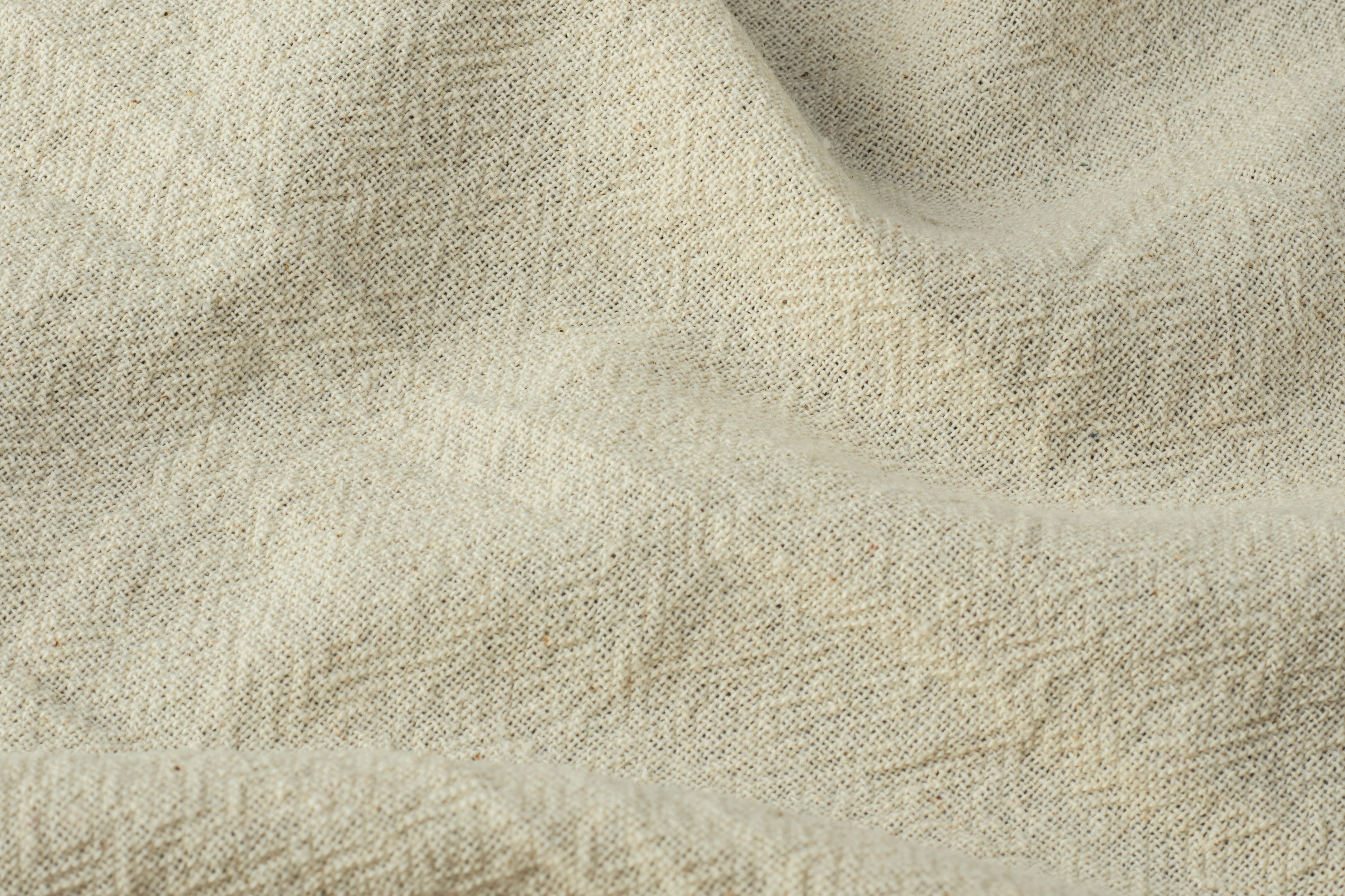 Natural Dyeable Crinkled Fabric