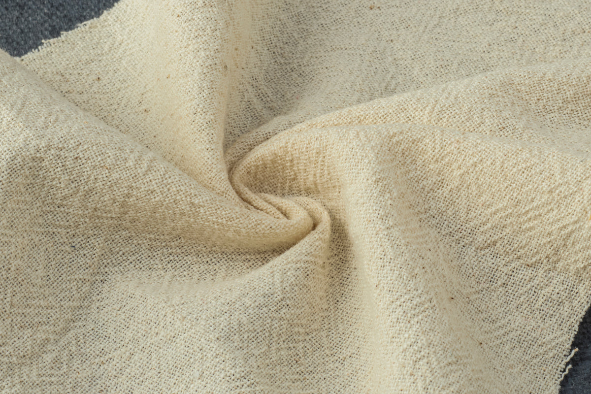 Natural Dyeable Crinkled Plain Cotton Fabric