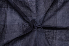 Black & Grey Voile Tom Tom Check