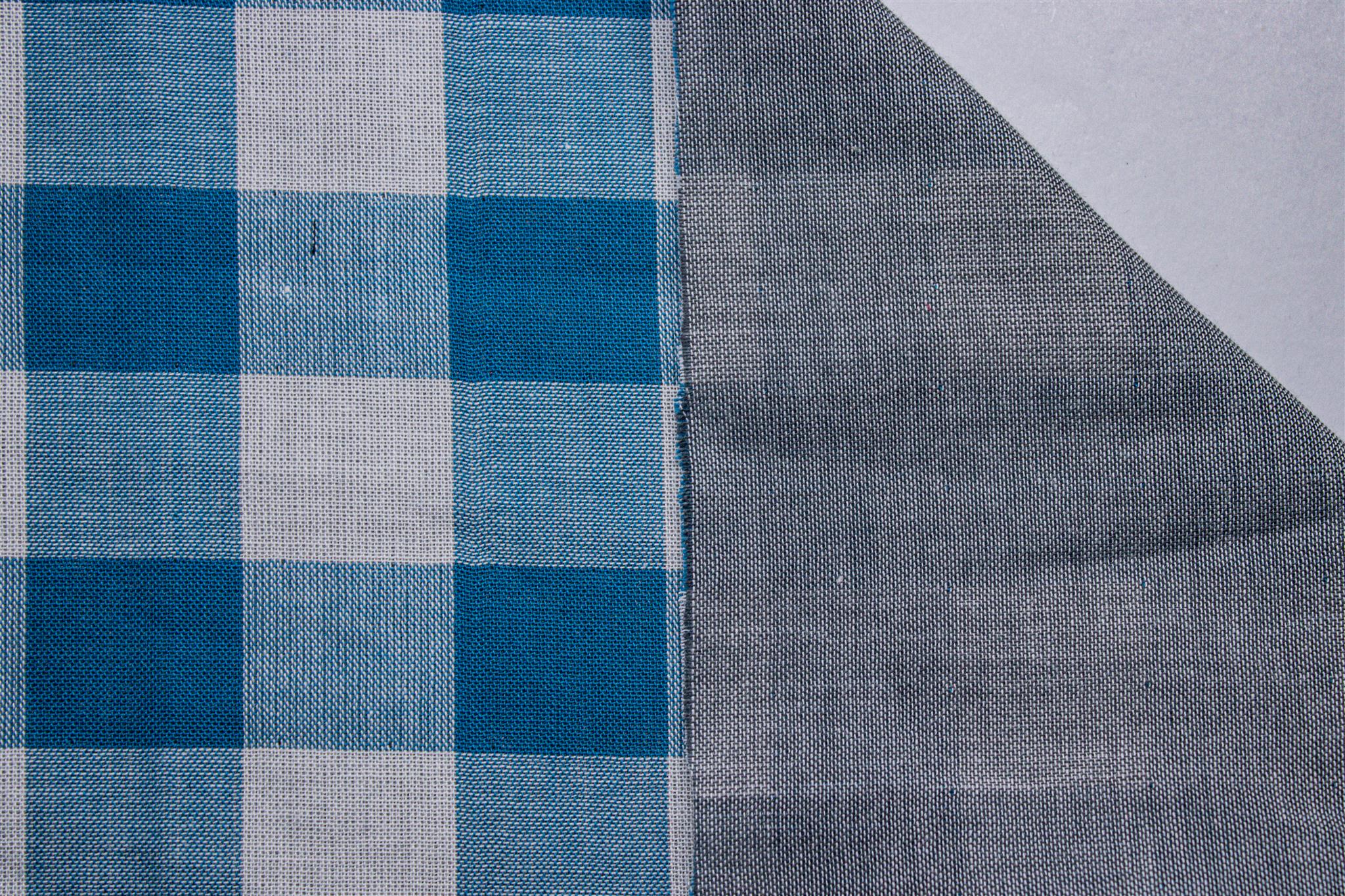 Romer Blue Tom Tom Double Cloth Check