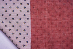 Mroon Double Cloth Fil-A-Fil Print