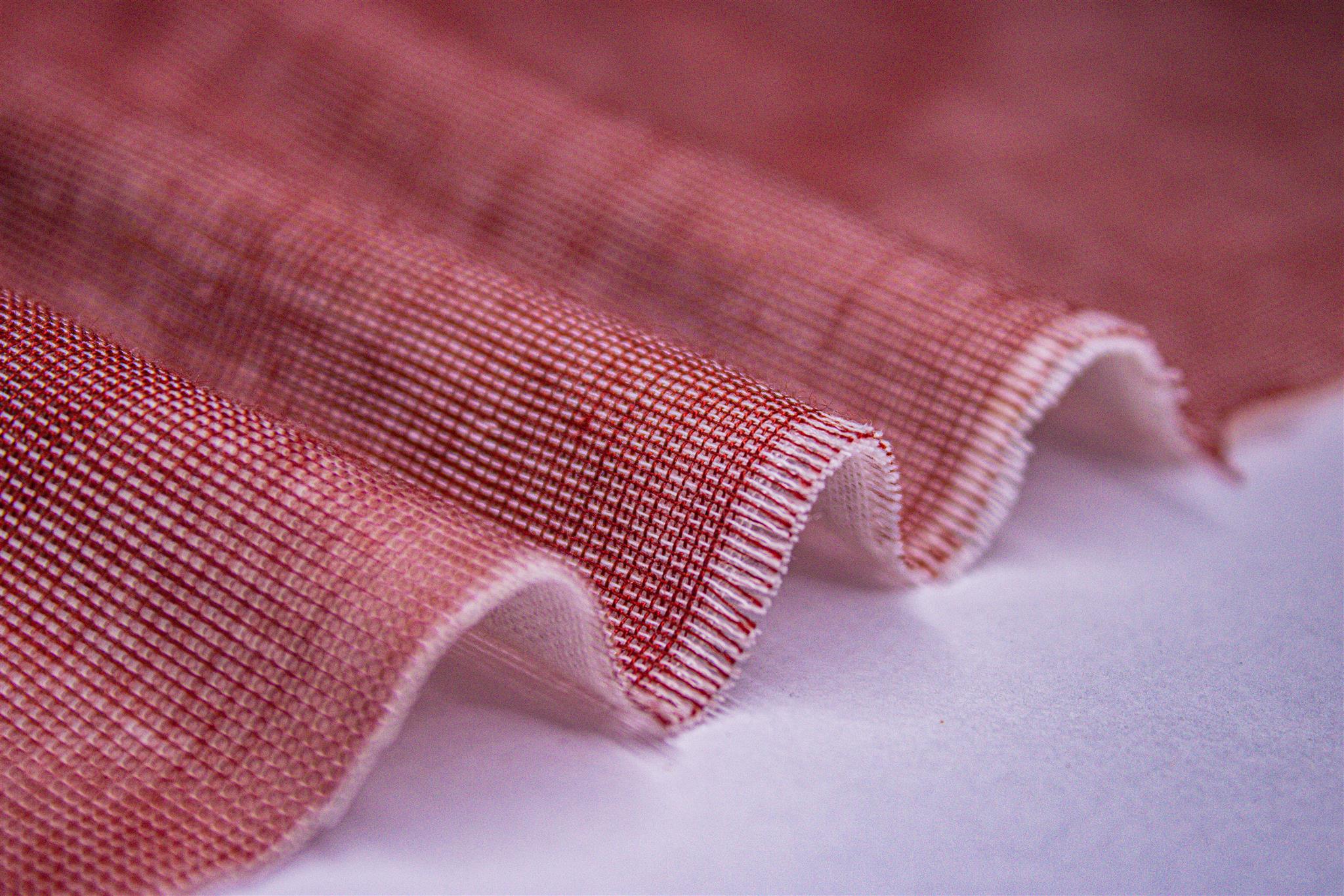 Maroon & White Double Cloth Fil-A-Fil