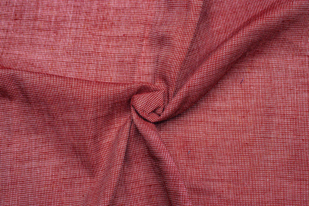 Maroon & White Double Cloth Fil-A-Fil
