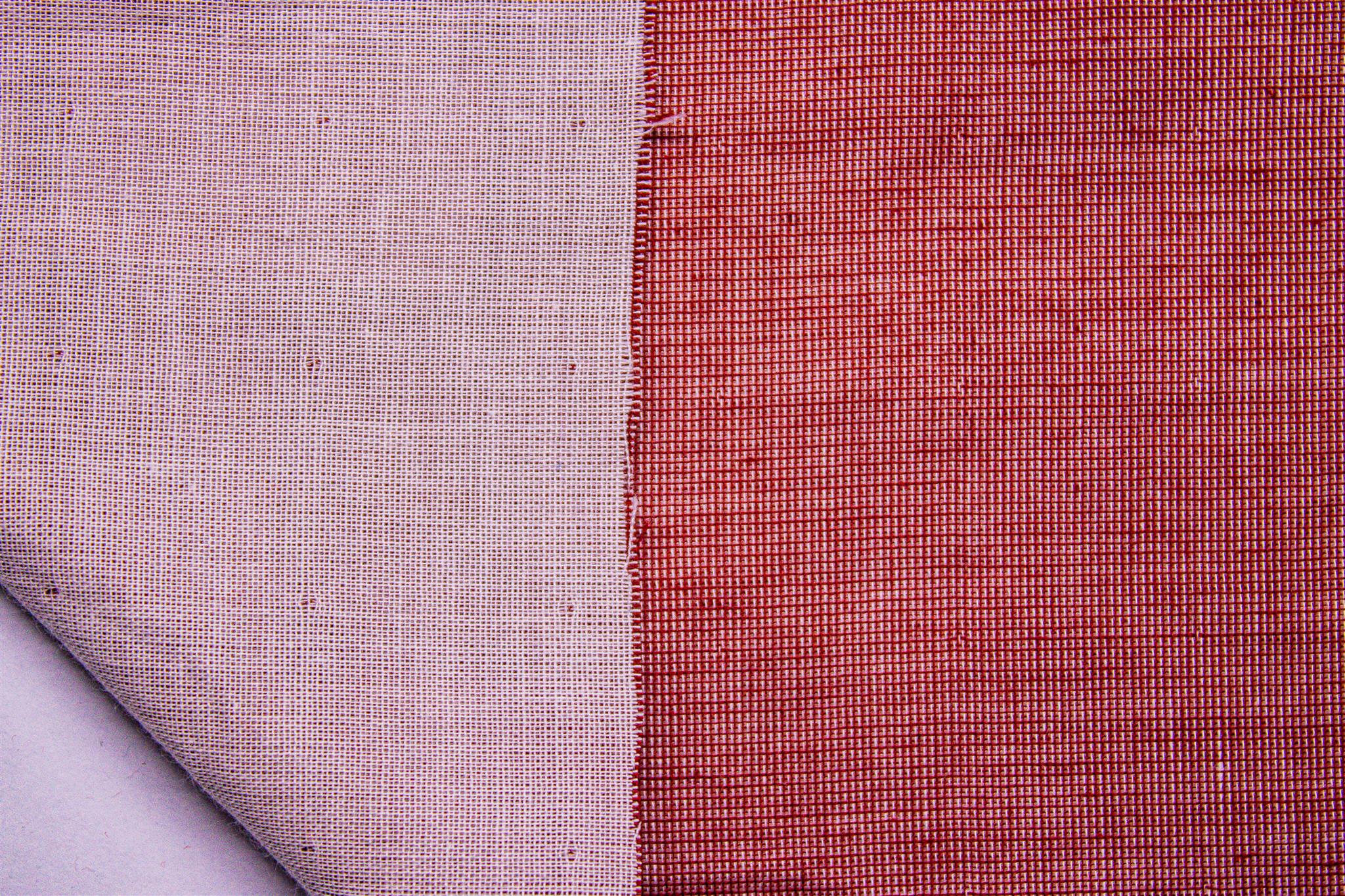 Maroon & White Double Cloth Fil-A-Fil