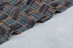 Multicolour Woven Patchwork Brushed Check