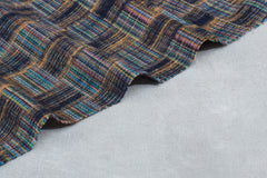 Multicolour Woven Patchwork Brushed Check2 Cotton Fabric