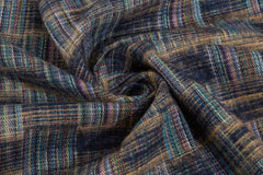 Multicolour Woven Patchwork Brushed Check