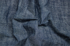 Indigo Blue Cotton Lycra Slub Denim