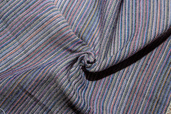 Multicolour Viscose Cotton Stripe Fabric