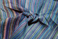 Peacock Colours Viscose Dobby Stripe Cotton Fabric