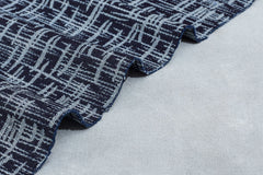 Charcoal Cotton Denim Jacquard Lycra
