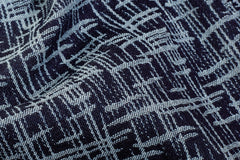 Charcoal Cotton Denim Jacquard Lycra