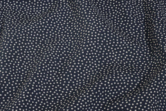 Grey & Cream Viscose Rayon Dot Print
