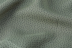 Olive & Green Dot Print Viscose Rayon Fabric