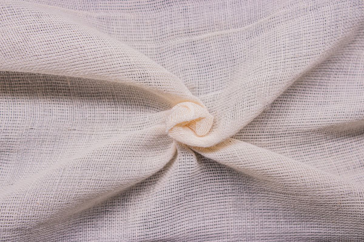 Natural Dyeable Plain Double Cloth Fabric