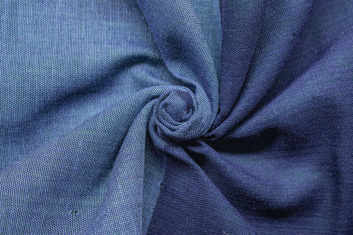 Green Reversible Engineering Stripe Double Cloth Fabric