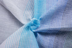 Multicolour Engineering Stripe Reversible Double Cloth