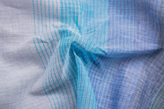 Multicolour Reversible Engineering Stripe Double Cloth Fabric
