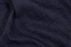 Indigo Silky Denim Plain Cotton Fabric