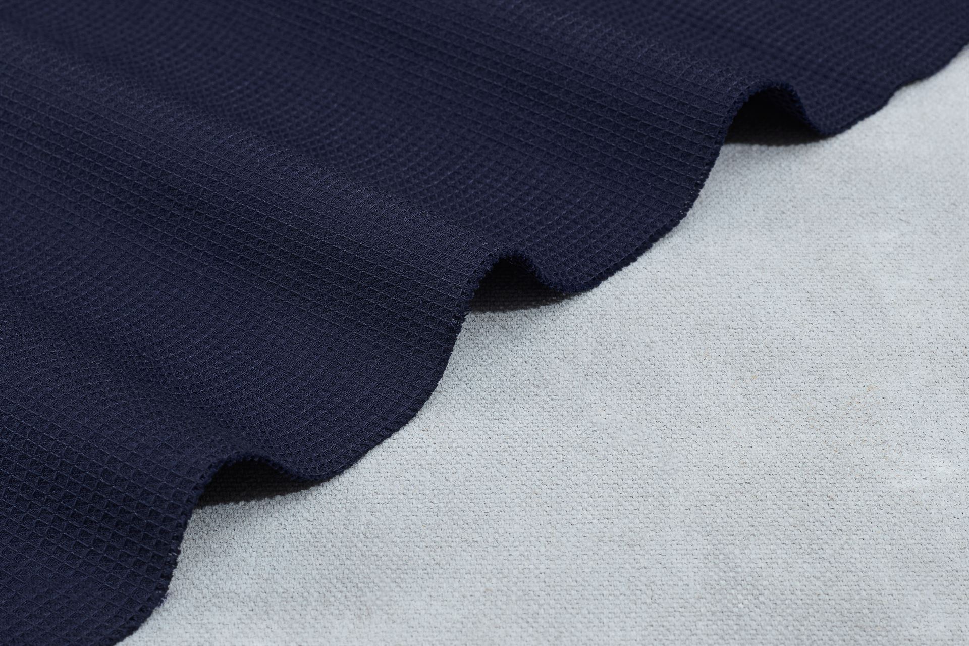 Indigo Cotton Millmade Micro Honeycomb