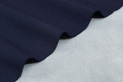 Indigo Millmade Micro Honeycomb Cotton Fabric