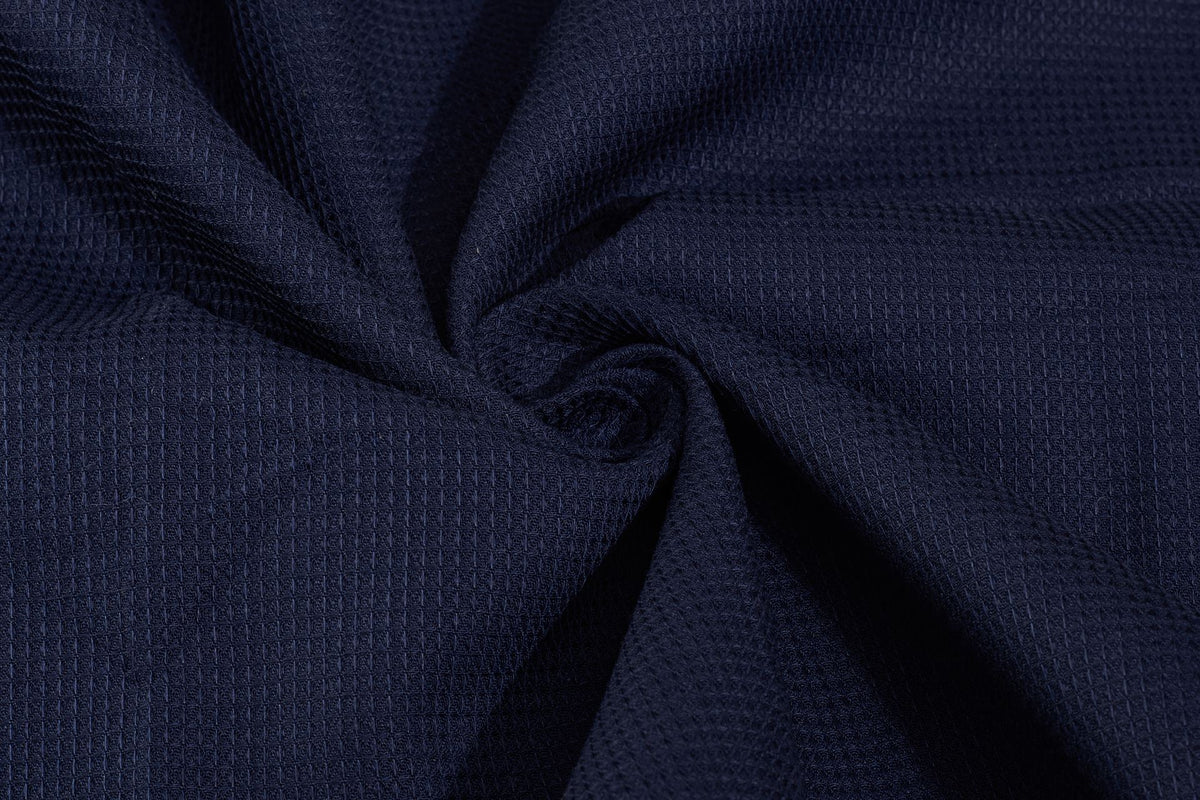 Indigo Cotton Millmade Micro Honeycomb