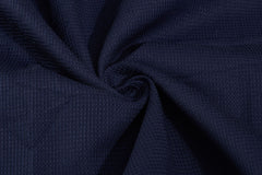 Indigo Cotton Millmade Micro Honeycomb