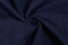 Indigo Millmade Micro Honeycomb Cotton Fabric