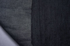 Charcoal Cotton Silky Denim Plain