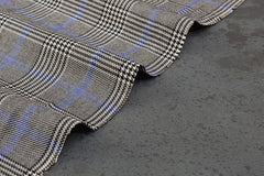 Black & White Scottish Suiting Check