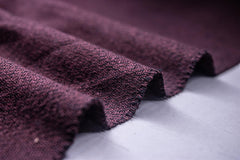 Maroon & Black Yarn Dyed Twill Plain