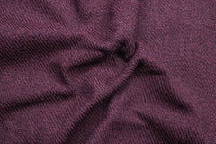 Maroon & Black Yarn Dyed Twill Plain Chambray Cotton Fabric