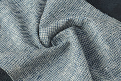 Cotton Denim Lycra Dobby Check