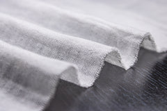 Off White Plain Double Cloth Muslin Fabric