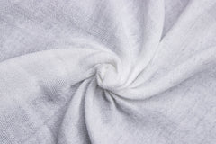Off White Plain Double Cloth Muslin Fabric