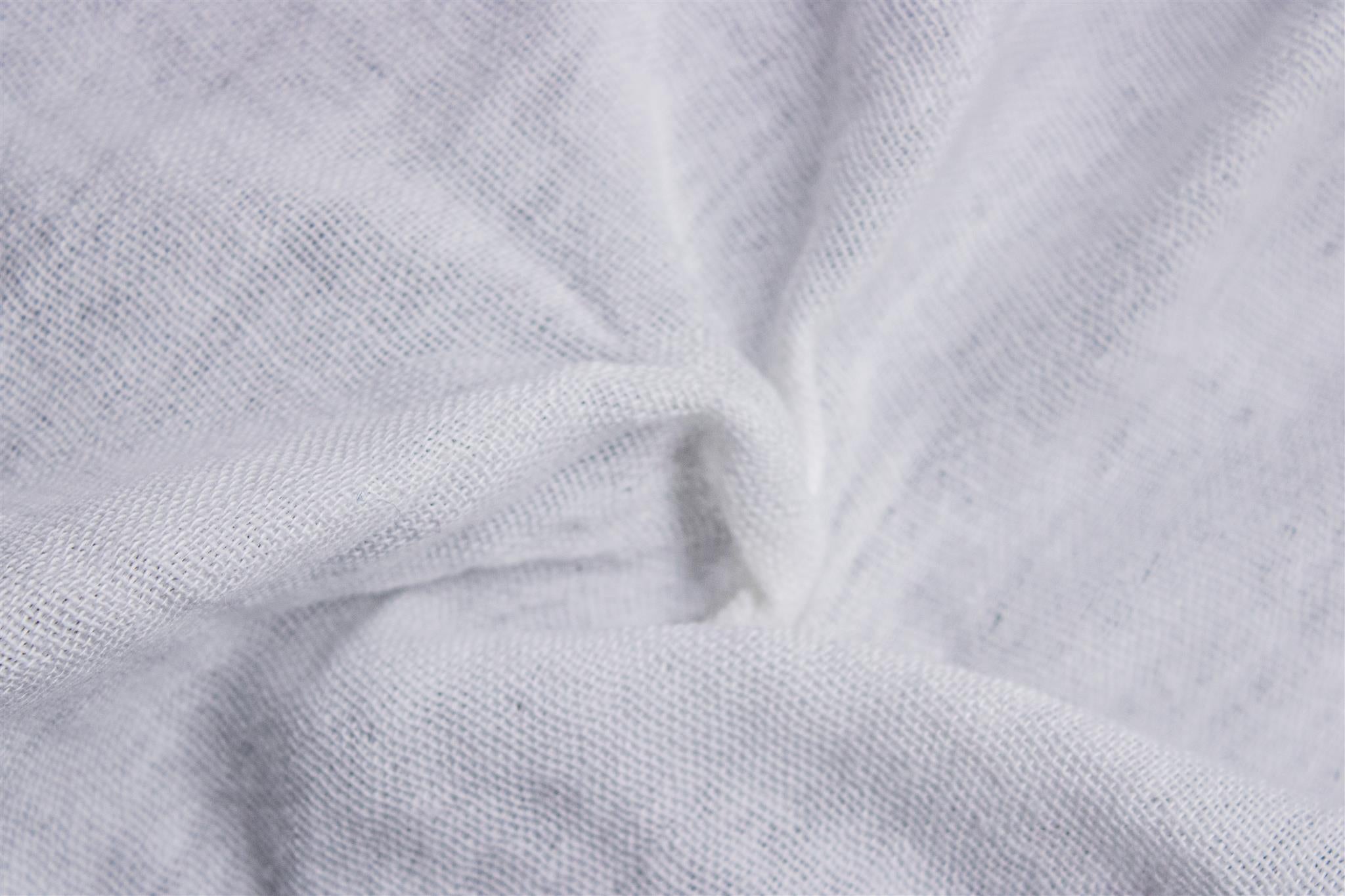 Off White Double Cloth Muslin Plain