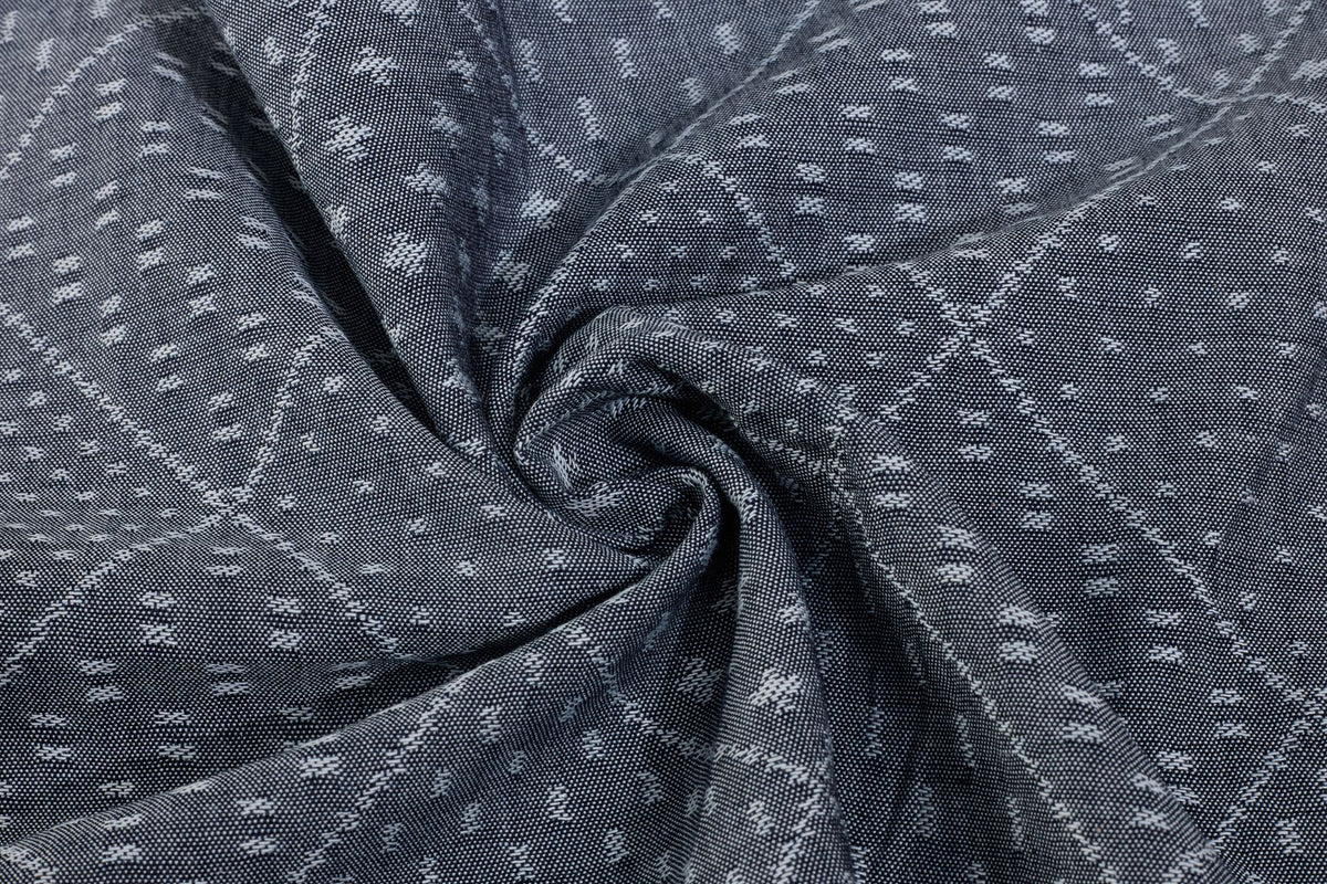 Cotton Chambray Mandala Art Jacquard
