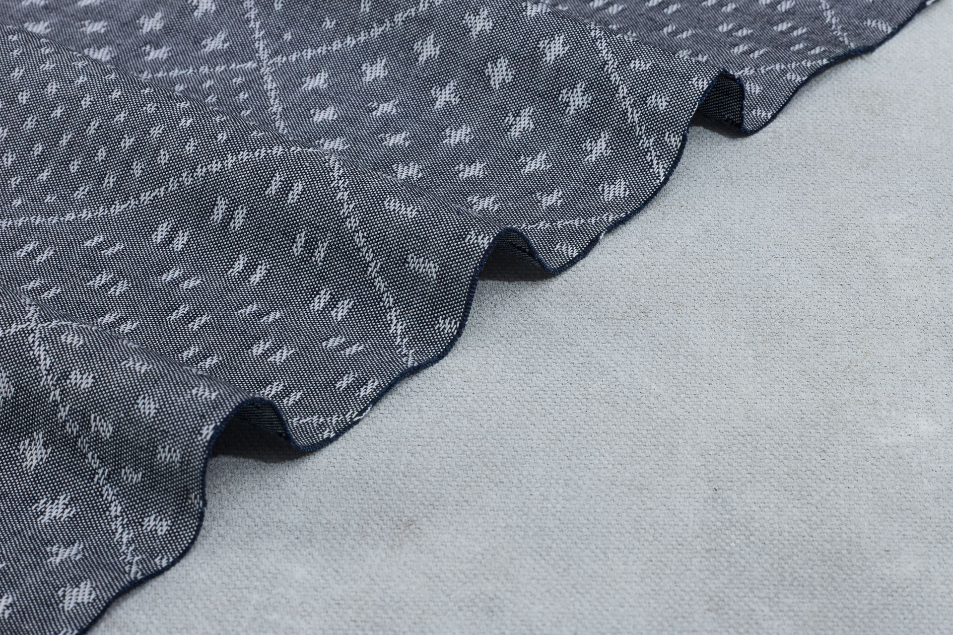 Cotton Chambray Mandala Art Jacquard