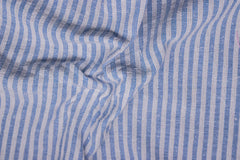 Blue & White recyle cotton pin stripes