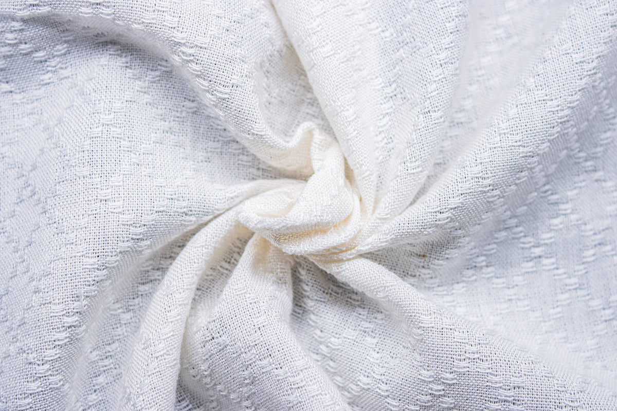 Grey/RFD Jacquard Viscose Fabric