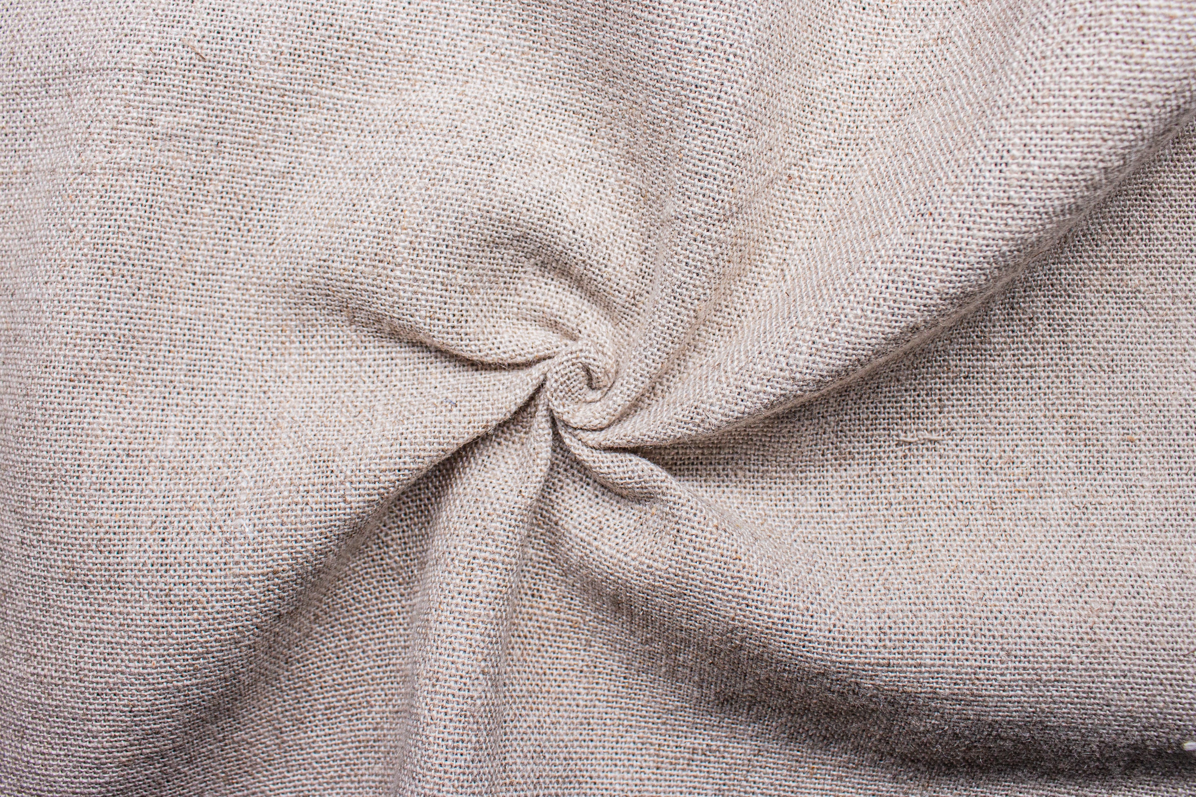 Natural Cotton Plain Lee Canvas Fabric