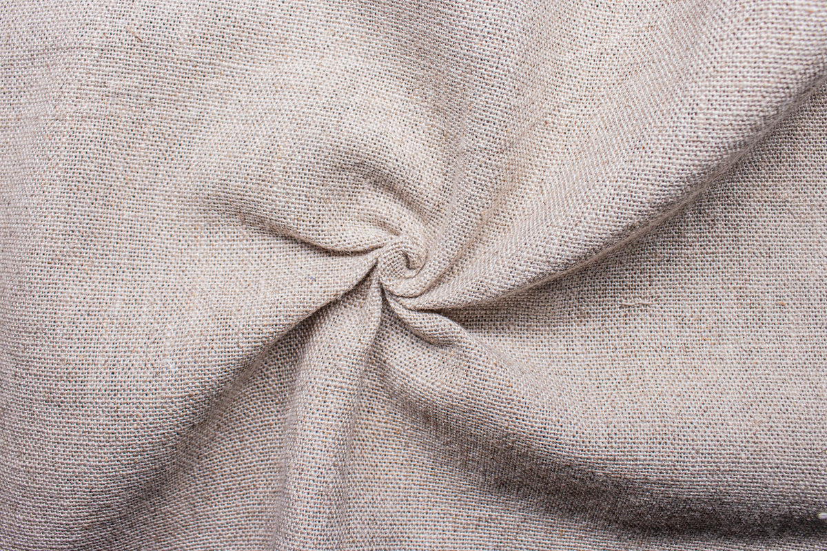 Natural Cotton Plain Lee Canvas Fabric