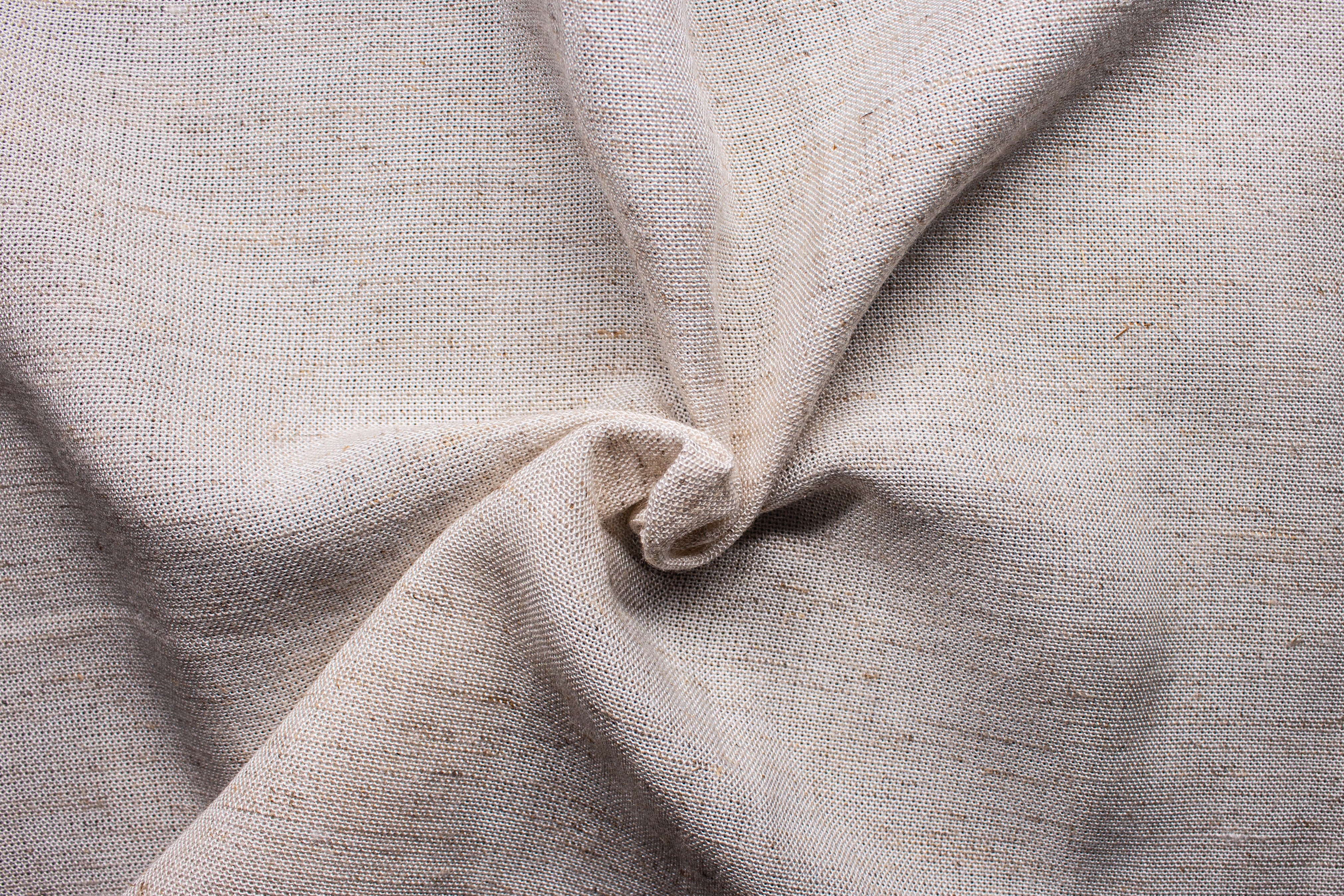 Natural Plain Viscose Jute Linen Fabric