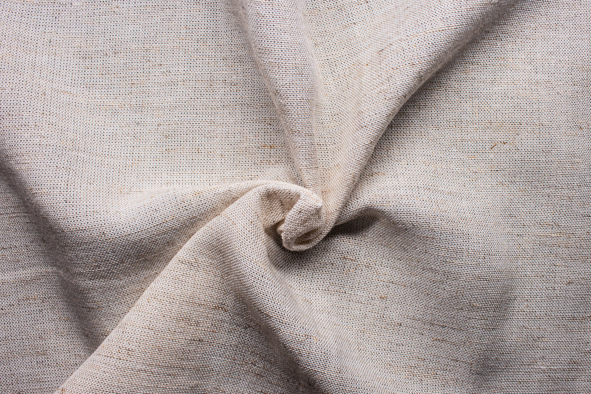 Natural Plain Viscose Jute Linen Fabric