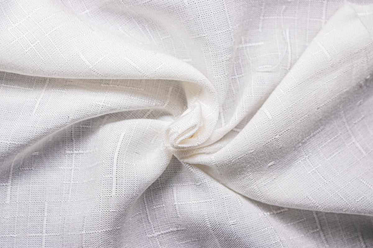 Grey Jacquard Viscose Fabric