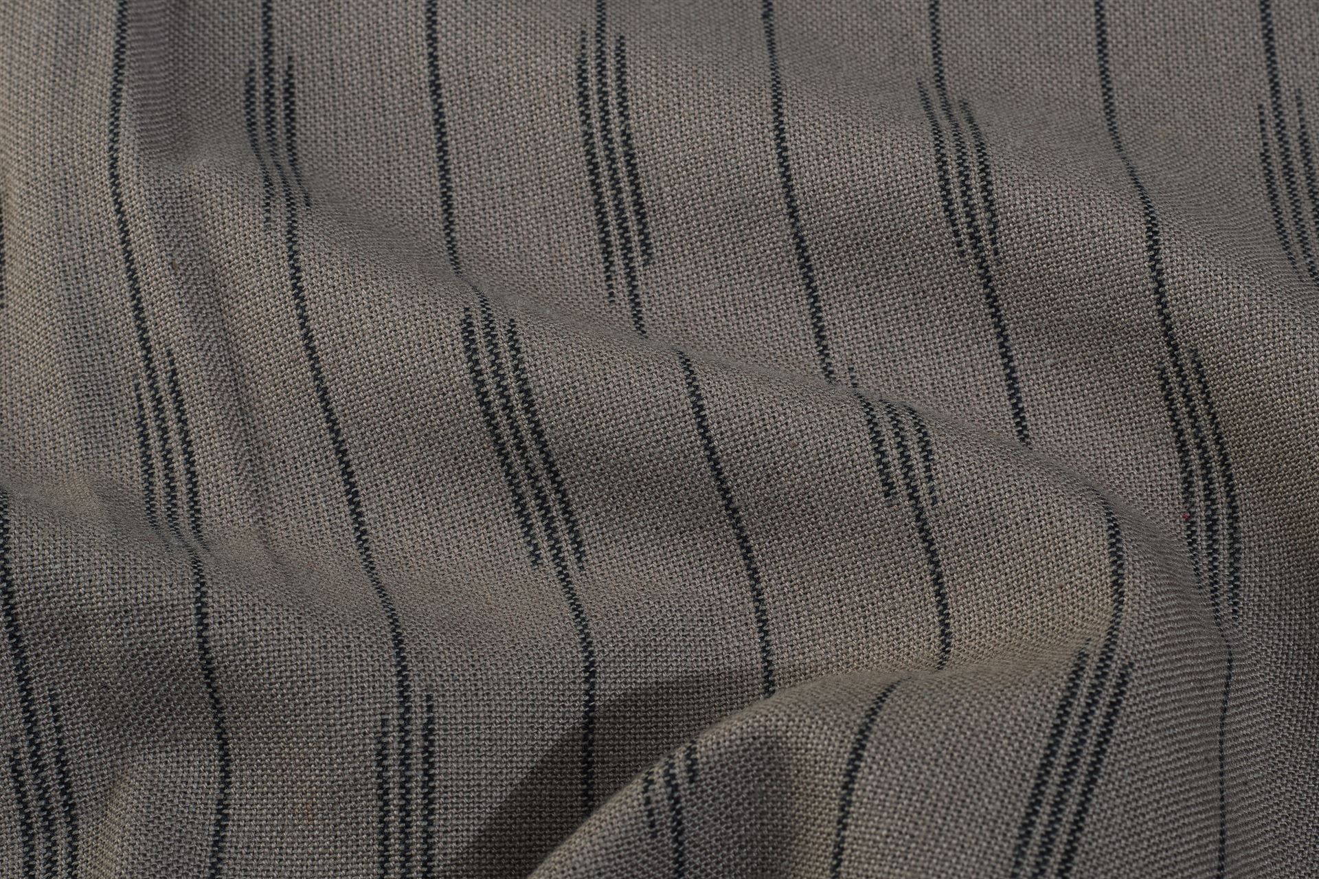 Brown Handloom Ikat Stripe
