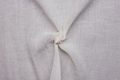 White Plain Viscose Jute Linen Fabric