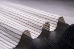 Beige & Brown Seersucker Cotton Lycra Stripe