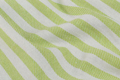 Fluroscent Green Recycled Twill Stripe