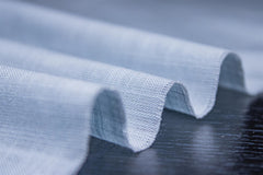 Powder Blue Millmade Slub Semi Poplin